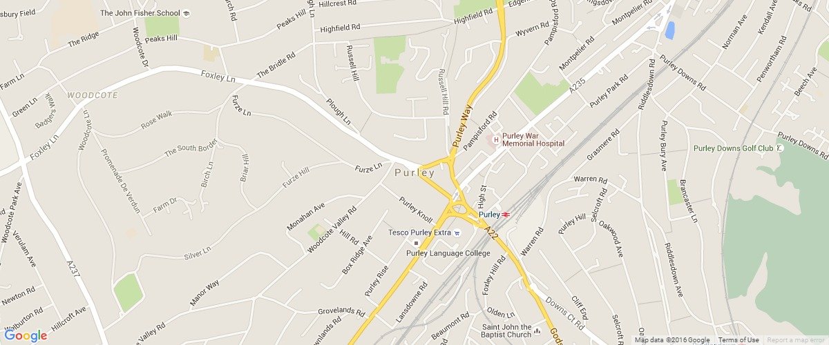 Purley-map