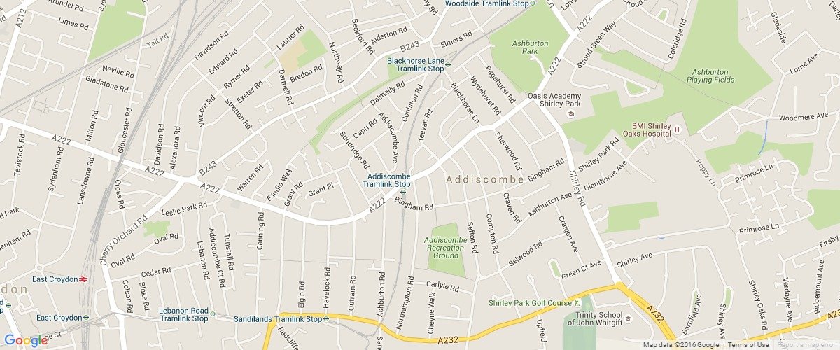 Addiscombe-map