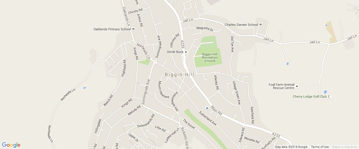 Biggin Hill-map