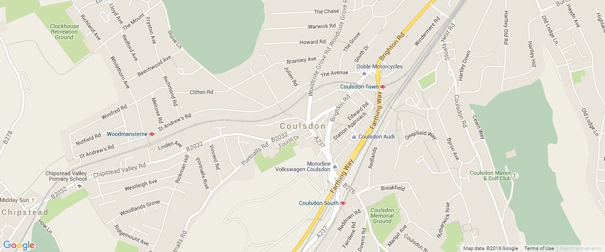 Coulsdon-map