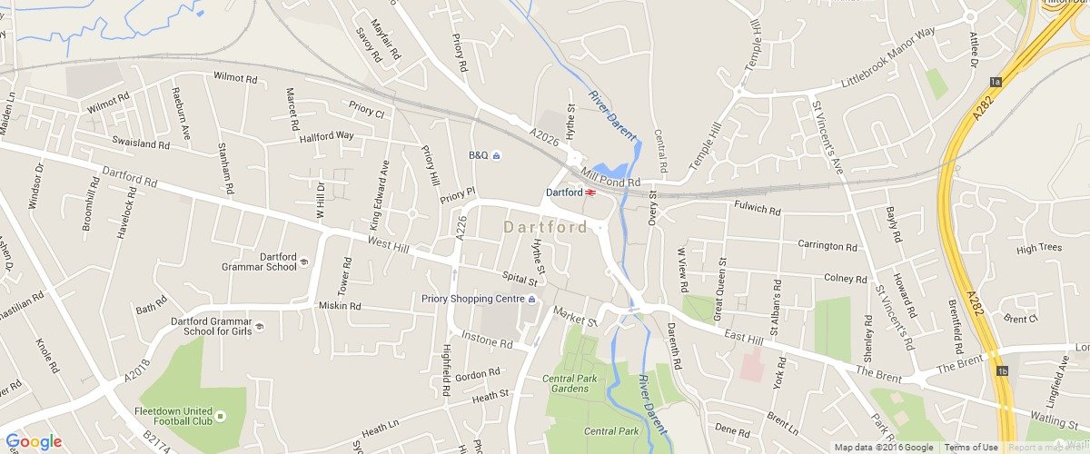 Dartford-map