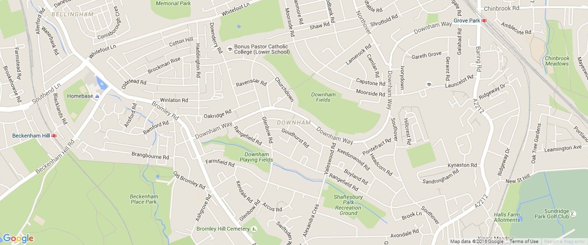 Downham-map