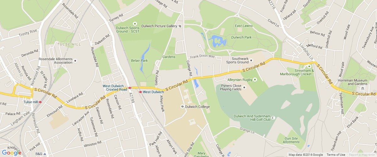 Dulwich-map