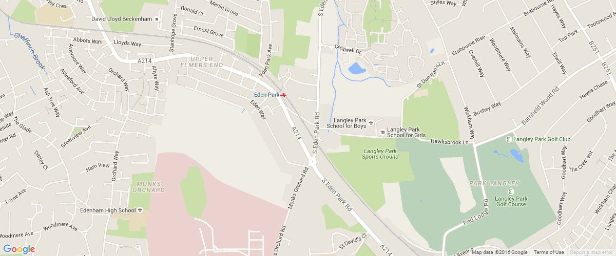 Eden Park-map