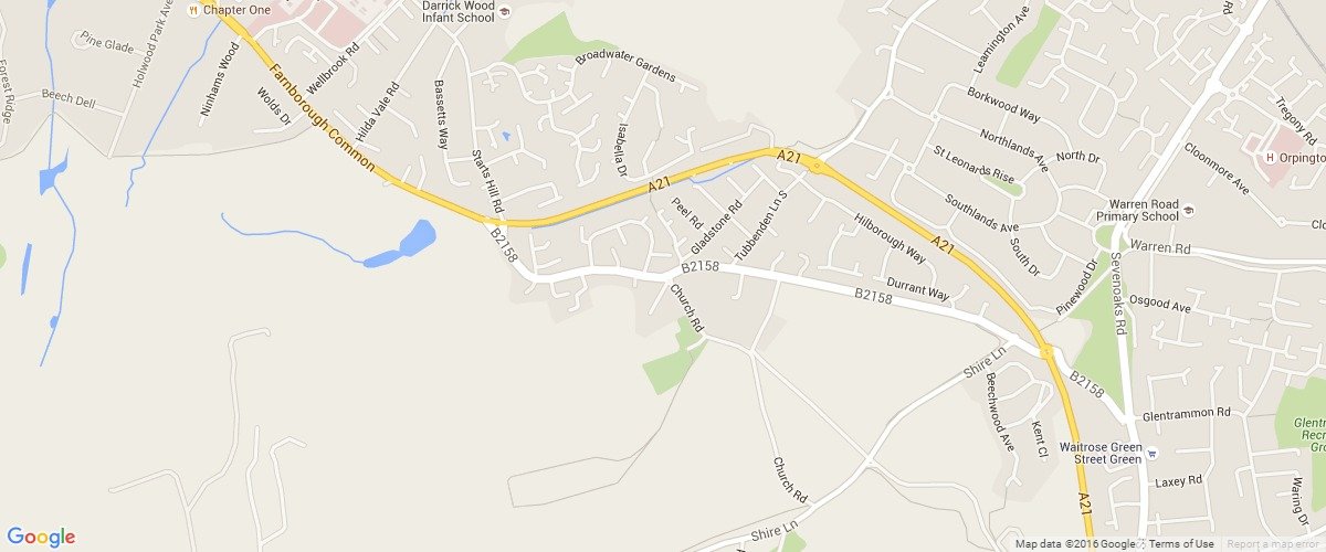 Farnborough-map