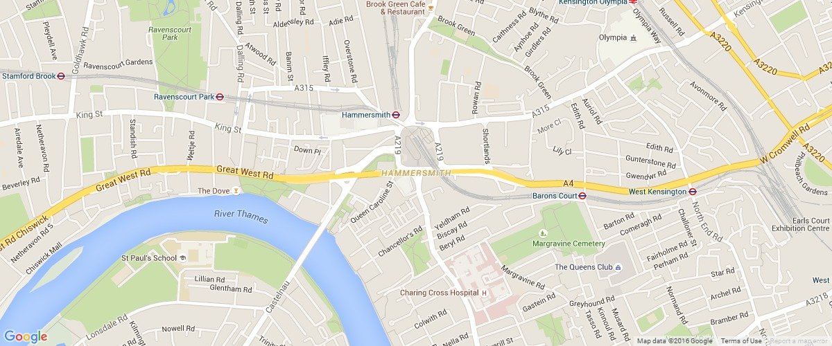 Hammersmith-map