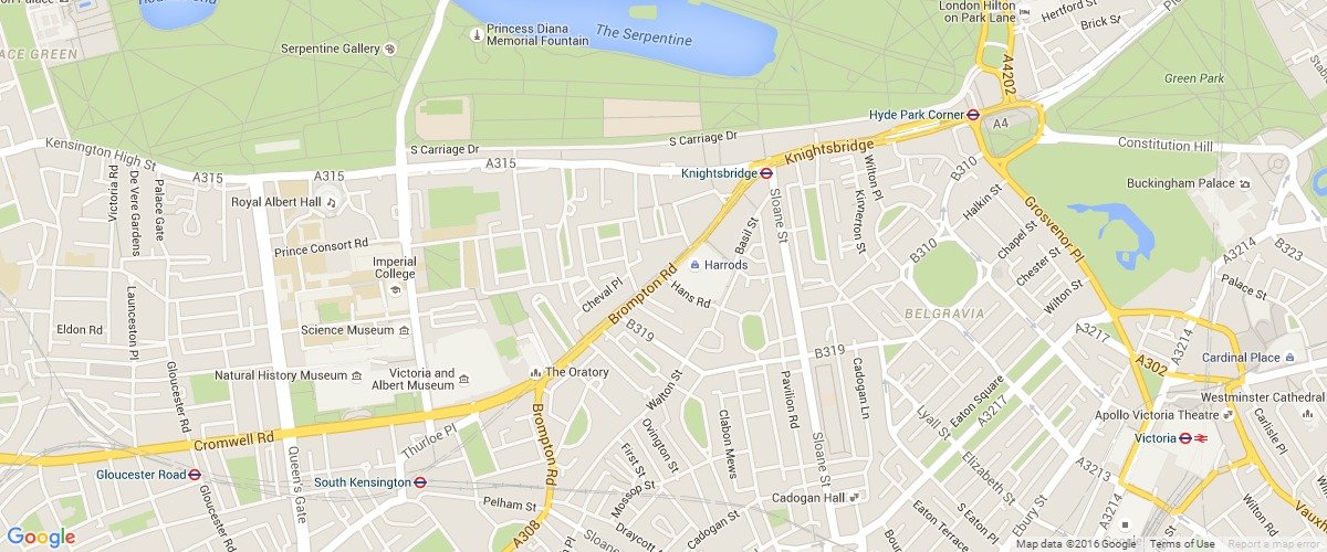 Knightsbridge-map