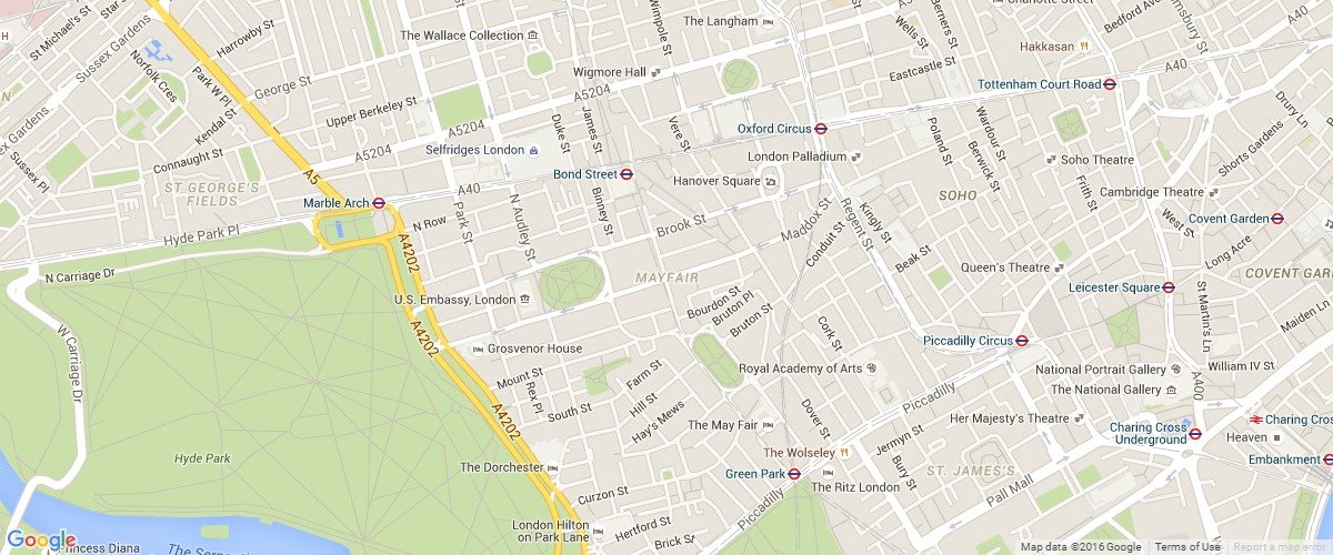Mayfair-map