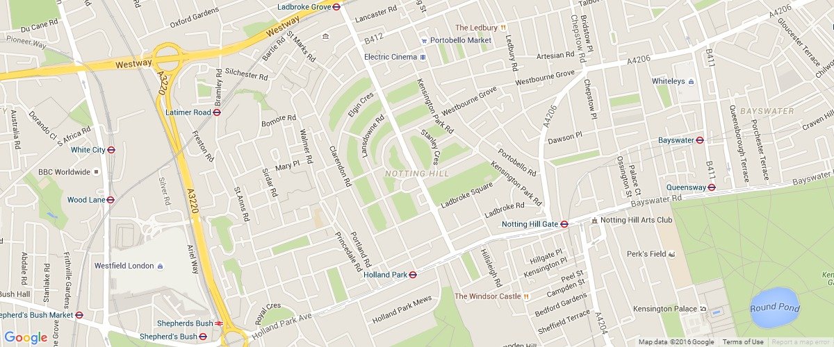 Notting Hill Map