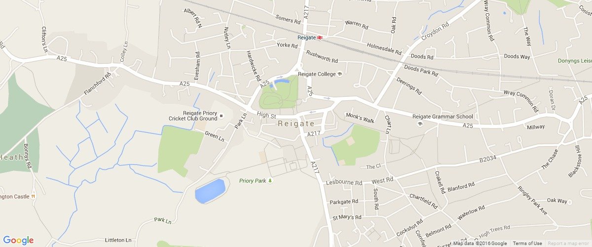Reigate-map