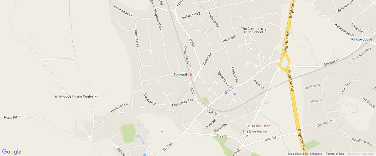 Tadworth-map