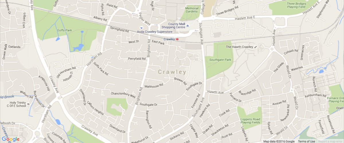 crawley-map