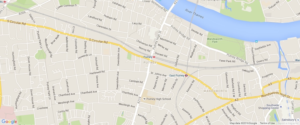 Putney-map