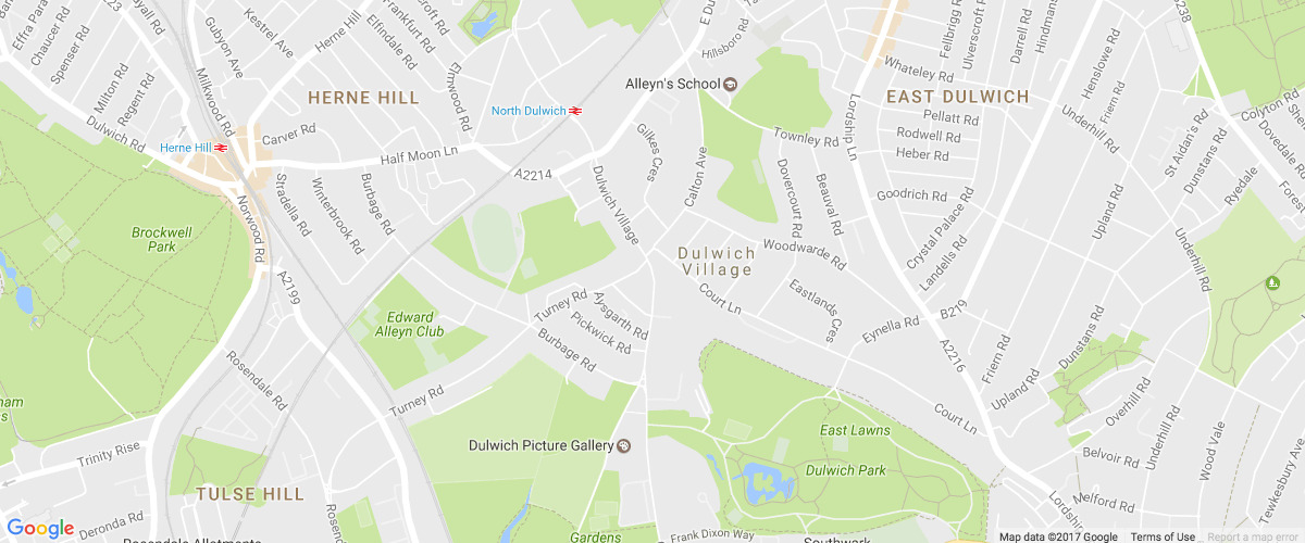 Dulwich Village-map